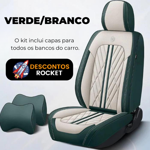 Kit Prime Deluxe de Capas de Banco Automotivas: Luxo e Conforto!